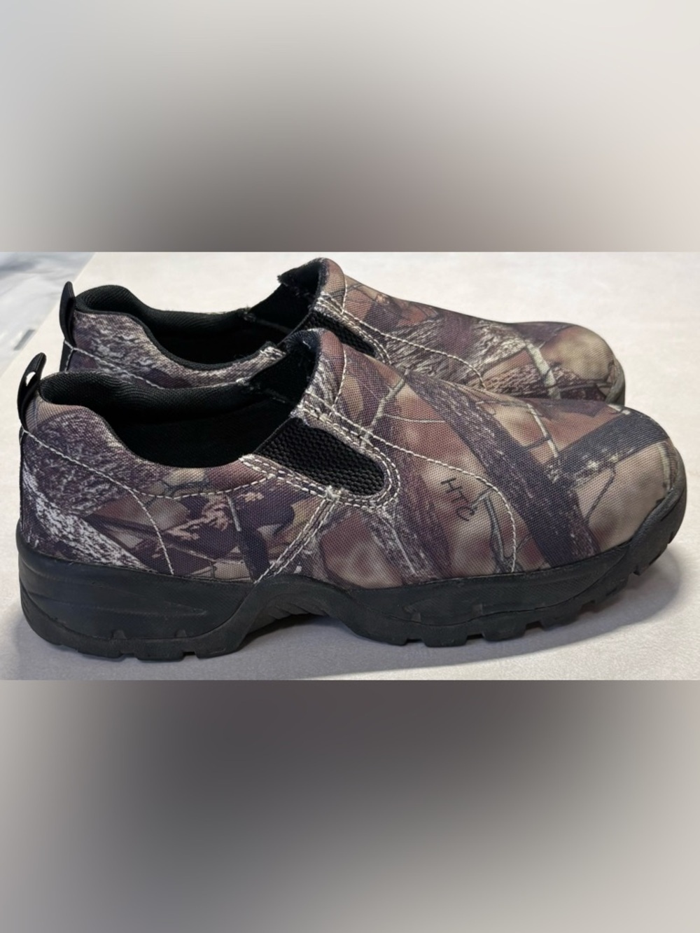 RedHead Men's Camouflage Slip-On Loafers - Brown/Green Camo - Picture 3 of 6
